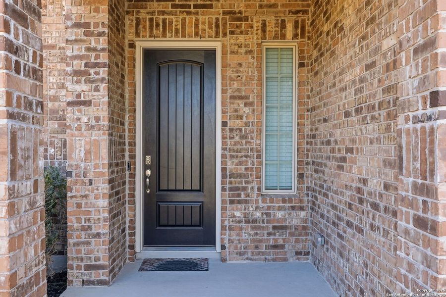 Exterior details and patio area of a home in Rhine Valley, Schertz (Image 20).