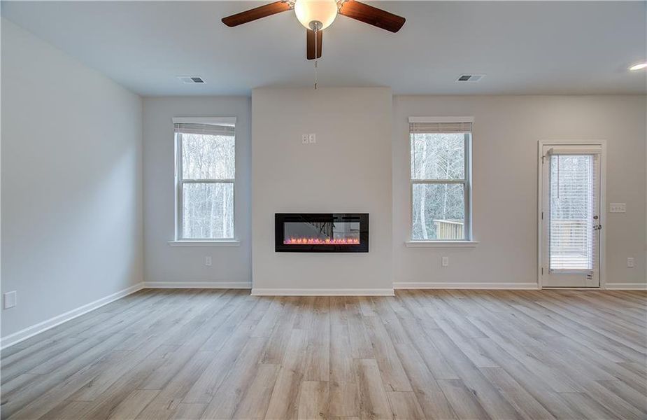 Spacious, unfurnished interior of a new home in Cedar Grove Commons, Conley (Image 19). Spacious, unfurnished interior of a new home in Cedar Grove Commons, Conley (Image 19).