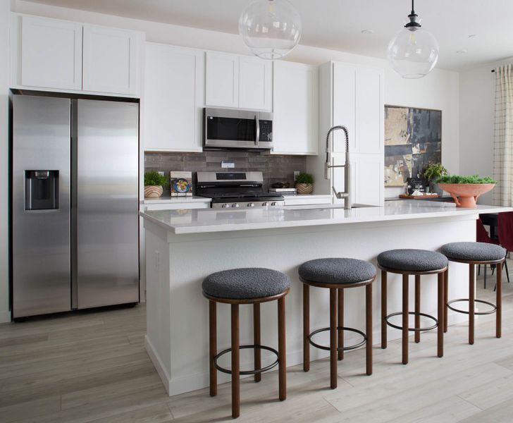 Furnished interior view inside a new home in The Vistas at West Mesa, Colorado Springs (Image 3).