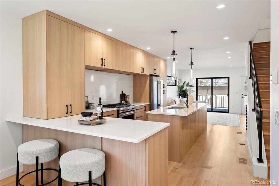 Furnished interior view inside a new home in , Denver (Image 18). Furnished interior view inside a new home in , Denver (Image 18).