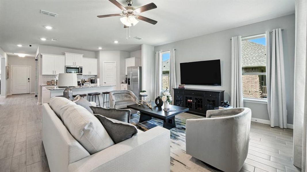 Furnished interior view inside a new home in Vista Park, Decatur (Image 22).