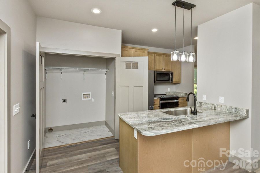 Furnished interior view inside a new home in , Asheville (Image 3).