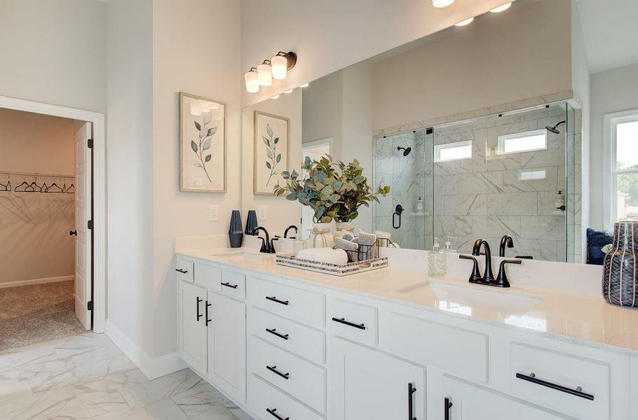 Furnished interior view inside a new home in Pinecrest Ridge, Dacula (Image 13).