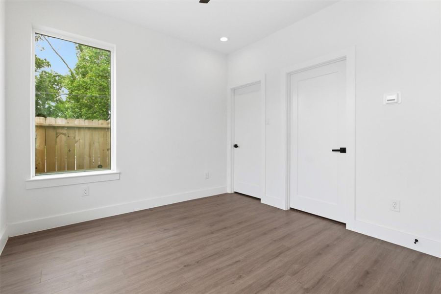 Downstairs bedroom with ensuite bathroom