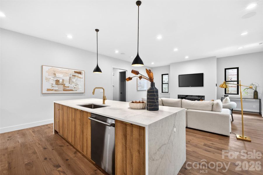 Furnished interior view inside a new home in , Charlotte (Image 7).