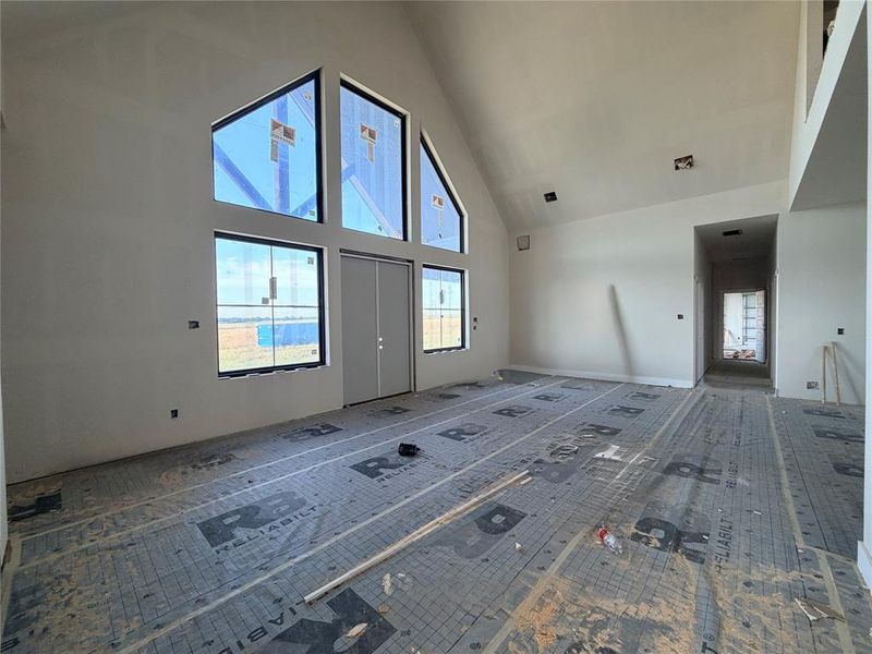 In-progress construction of a new home in , Poolville, TX (Image 5).
