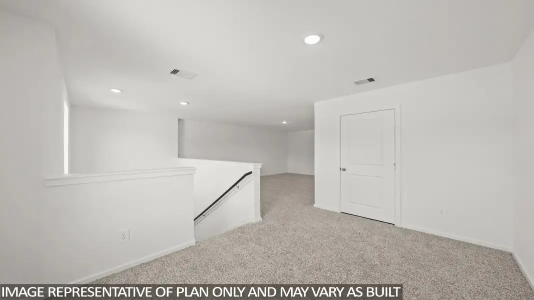 Representative unfurnished interior of a home built from the Chisholm by D.R. Horton in Audra Oaks, Denton (Image 17).