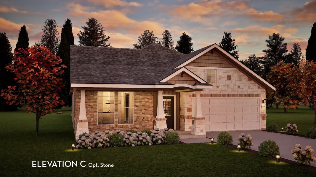 Representative exterior photo of a completed home built from the Glenwood by CastleRock Communities in Dorris Farm, White House, TN (Image 23).