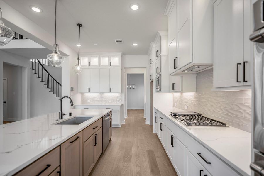 Furnished interior view inside a new home in Artavia 70′ Lots, Conroe (Image 13).