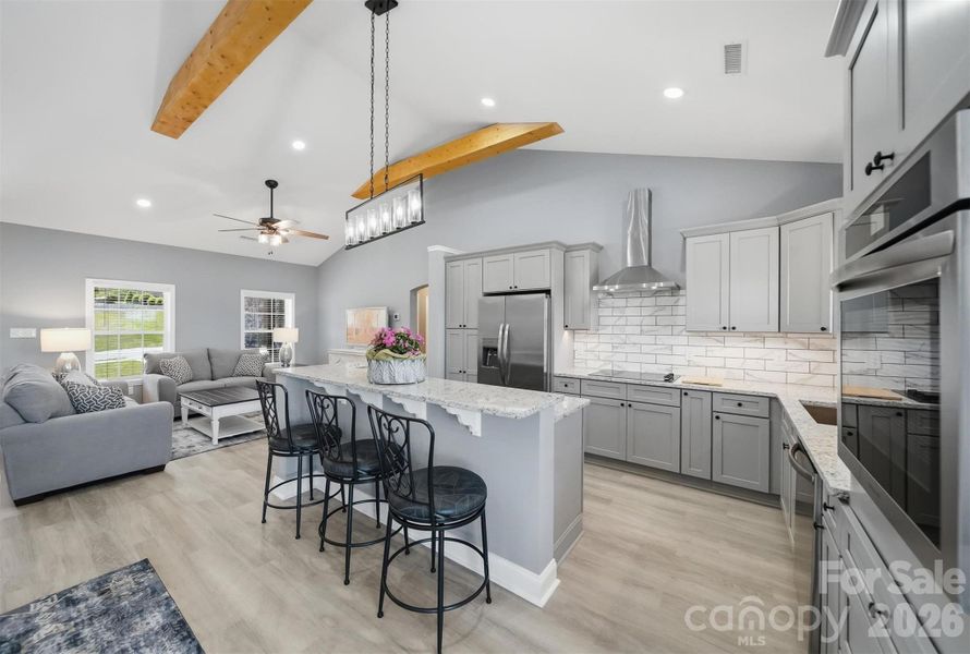 Furnished interior view inside a new home in , Lenoir (Image 20).
