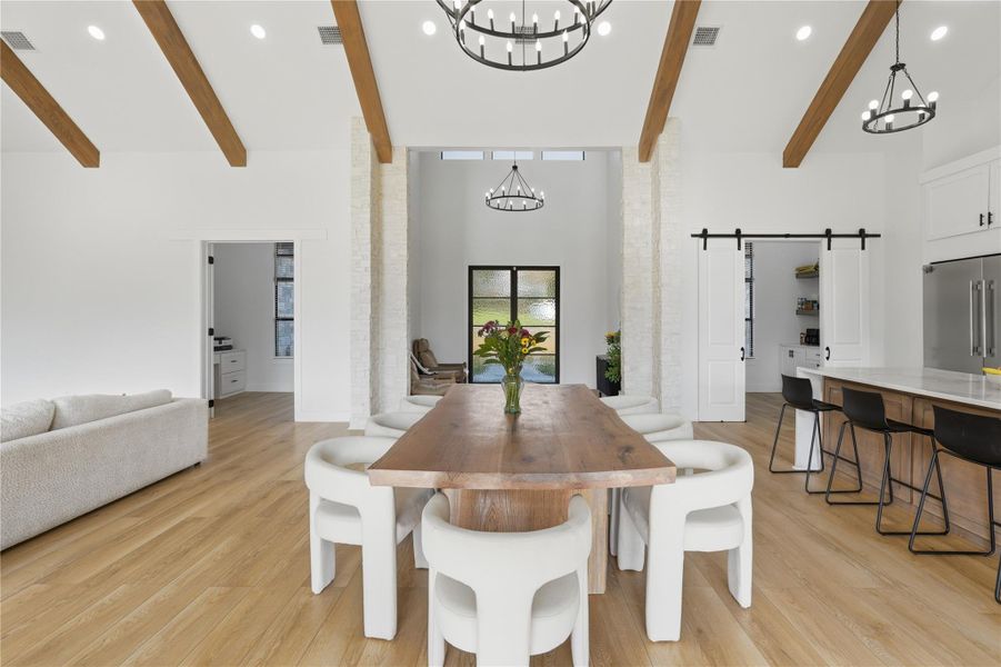 Furnished interior view inside a new home in , Willis (Image 7).