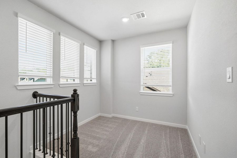 Spacious, unfurnished interior of a new home in Audubon, Magnolia (Image 19). Spacious, unfurnished interior of a new home in Audubon, Magnolia (Image 19).