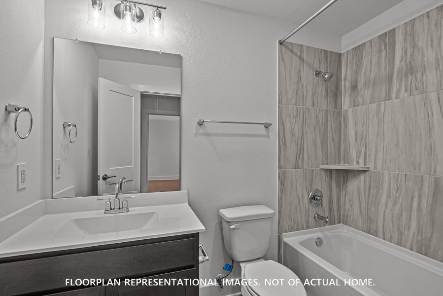 Furnished interior view inside a new home in Ambrose, La Marque (Image 8).