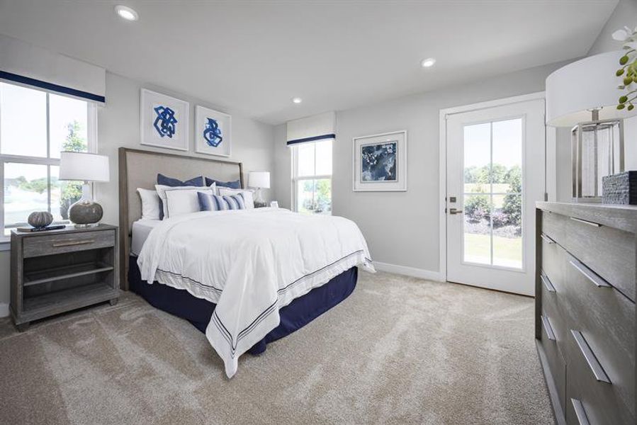 Furnished interior view inside a new home in Creek Water Townhomes, Indian Land (Image 14).