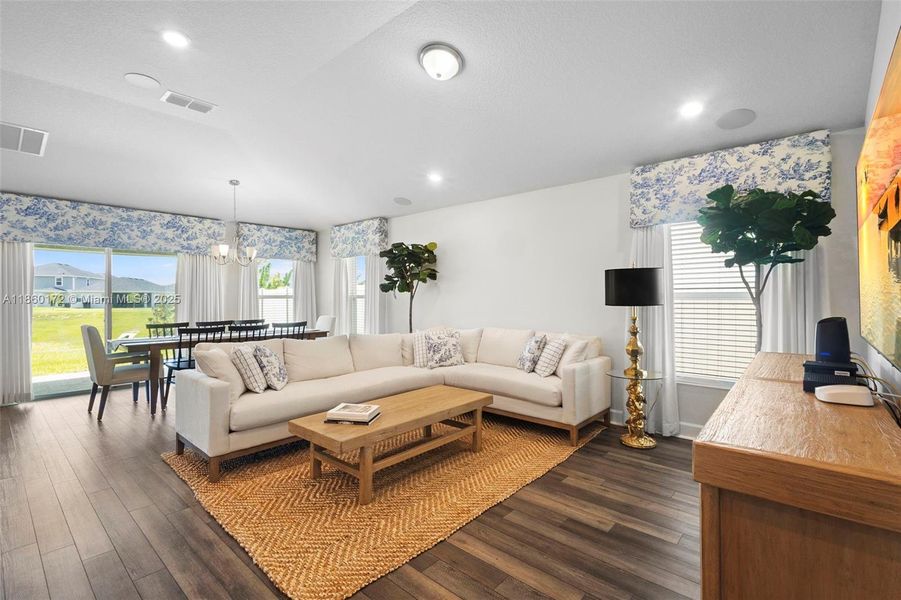 Furnished interior view inside a new home in , Davenport (Image 28).