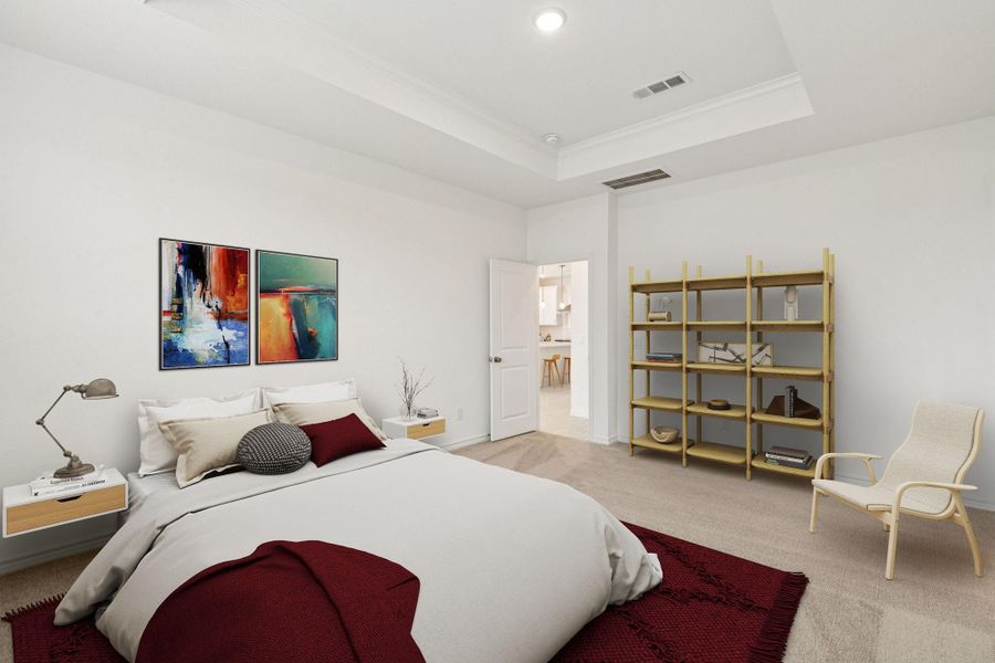 Furnished interior view inside a new home in River Ranch, Dayton (Image 14).