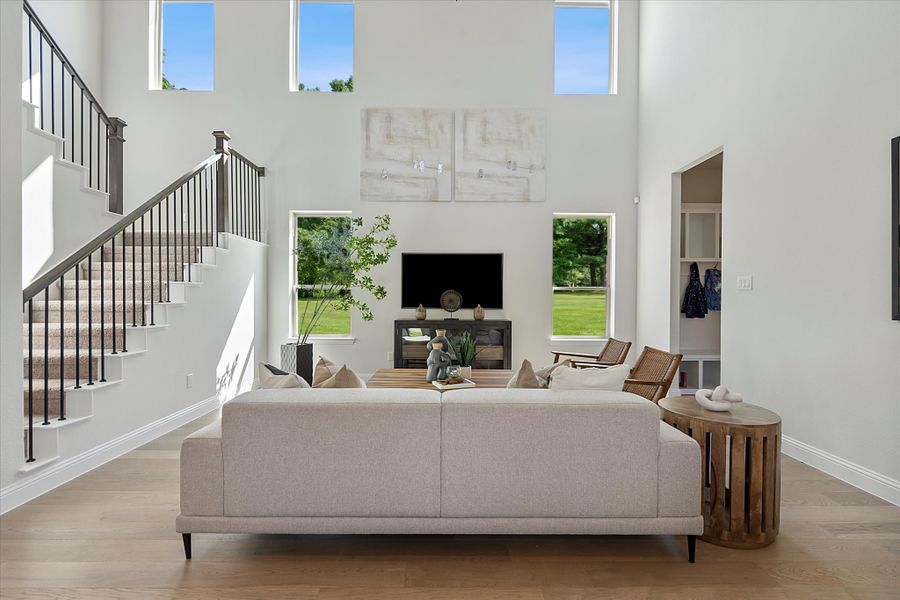 Representative furnished interior of a home built from the Vail by Windsor Homes in Colby Crossing Phase 2, Mansfield (Image 8). Representative furnished interior of a home built from the Vail by Windsor Homes in Colby Crossing Phase 2, Mansfield (Image 8).
