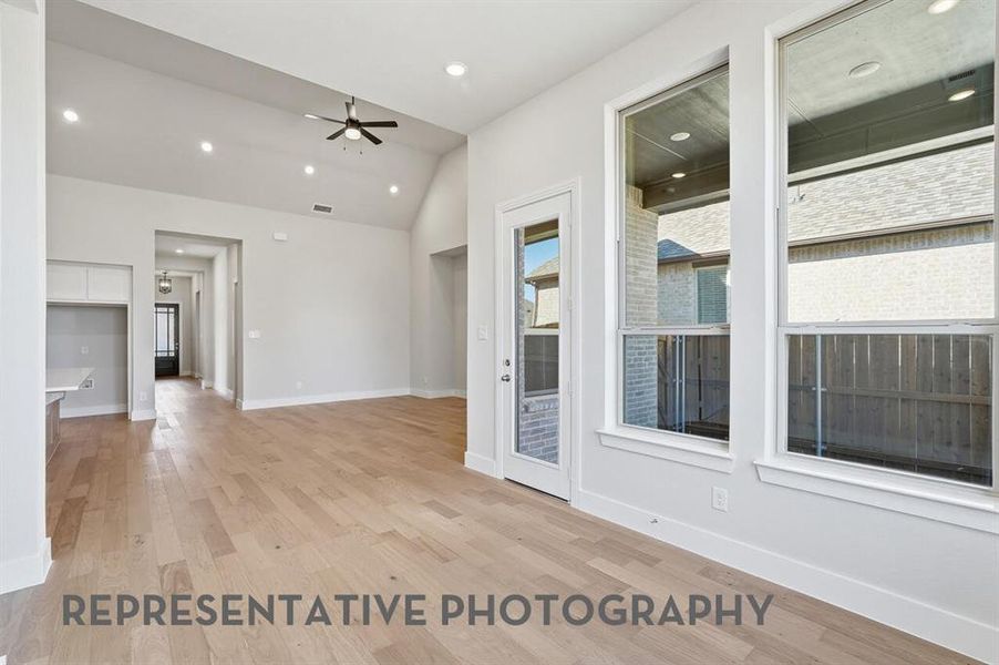 Spacious, unfurnished interior of a new home in Pecan Square, Northlake (Image 10). Spacious, unfurnished interior of a new home in Pecan Square, Northlake (Image 10).
