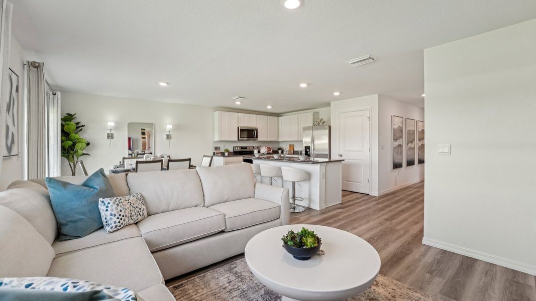 Furnished interior view inside a new home in Sunset Hills, Summerfield (Image 13).