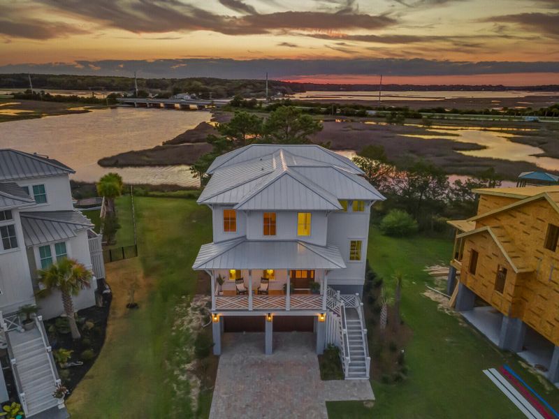 Exterior details and patio area of a home in , Johns Island (Image 34).