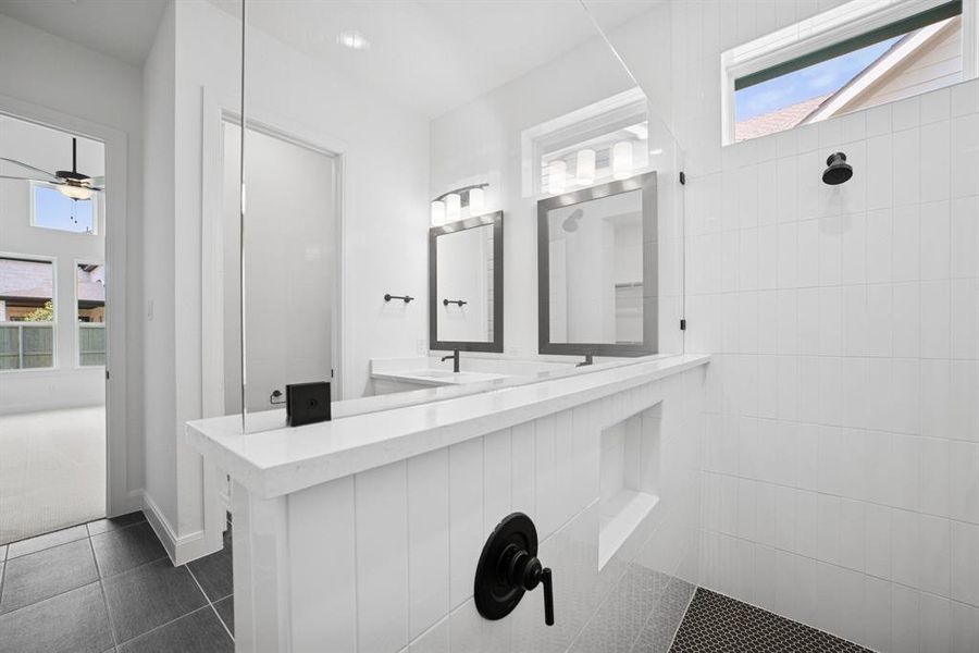 Furnished interior view inside a new home in Pecan Square - Gardens, Northlake (Image 16). Furnished interior view inside a new home in Pecan Square - Gardens, Northlake (Image 16).