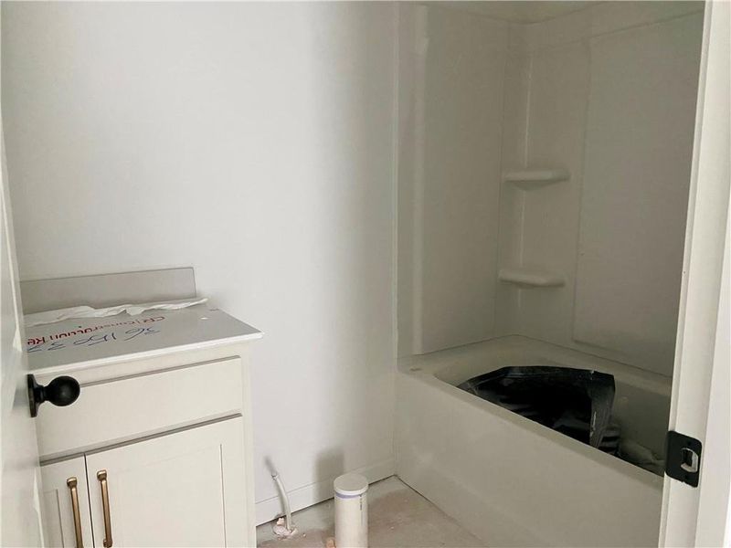 In-progress construction of a new home in Arbors at Richland Creek, Buford, GA (Image 24).