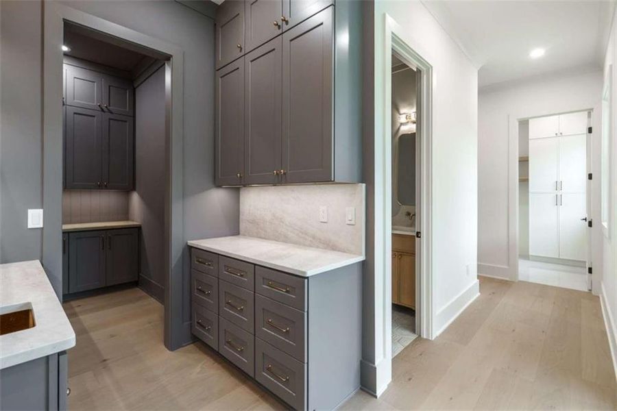 Furnished interior view inside a new home in , Monroe (Image 14).