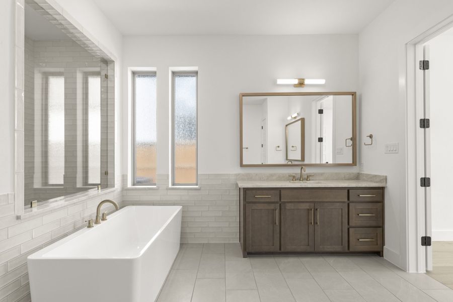 Furnished interior view inside a new home in StarView, Prosper (Image 14). Furnished interior view inside a new home in StarView, Prosper (Image 14).