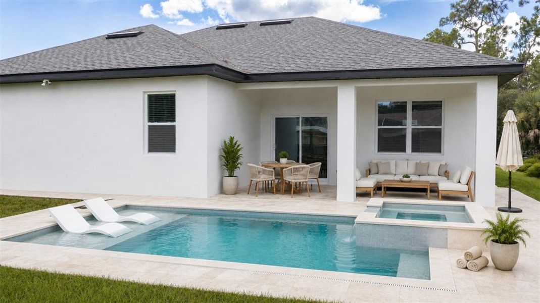 Exterior details and patio area of a home in , Port Charlotte (Image 32).