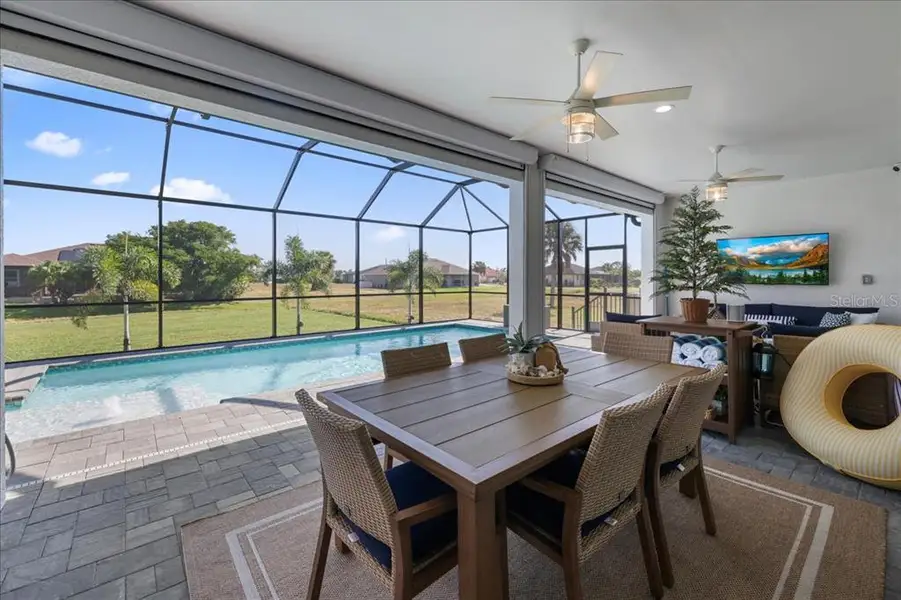 Exterior details and patio area of a home in , Rotonda West (Image 3).