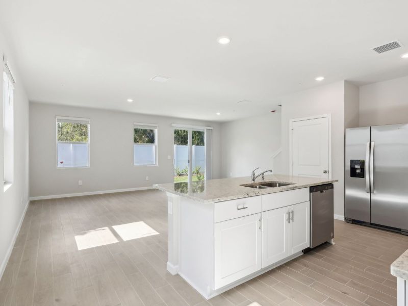 Kitchen in the Sandpiper End floorplan