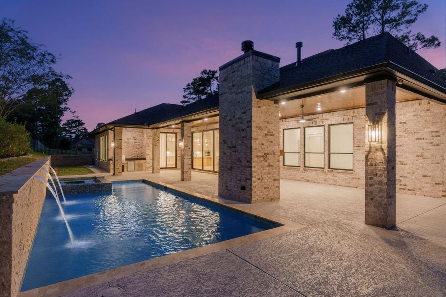 Exterior details and patio area of a home in , Montgomery (Image 28).