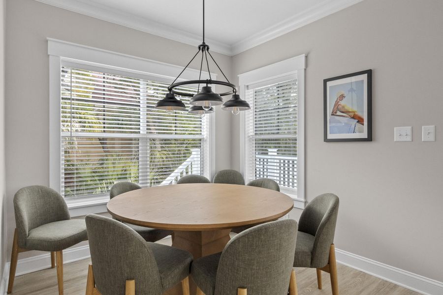 Furnished interior view inside a new home in , Edisto Island (Image 38).
