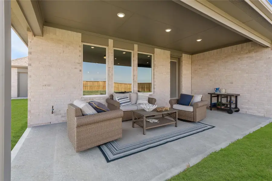 Exterior details and patio area of a home in River Ranch Estates, Dayton (Image 3).