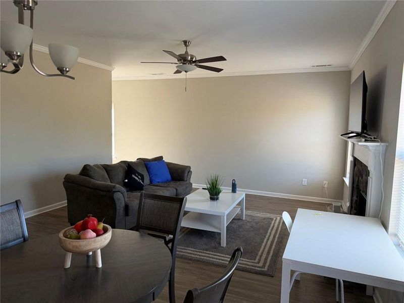 Furnished interior view inside a new home in , Cartersville (Image 4).