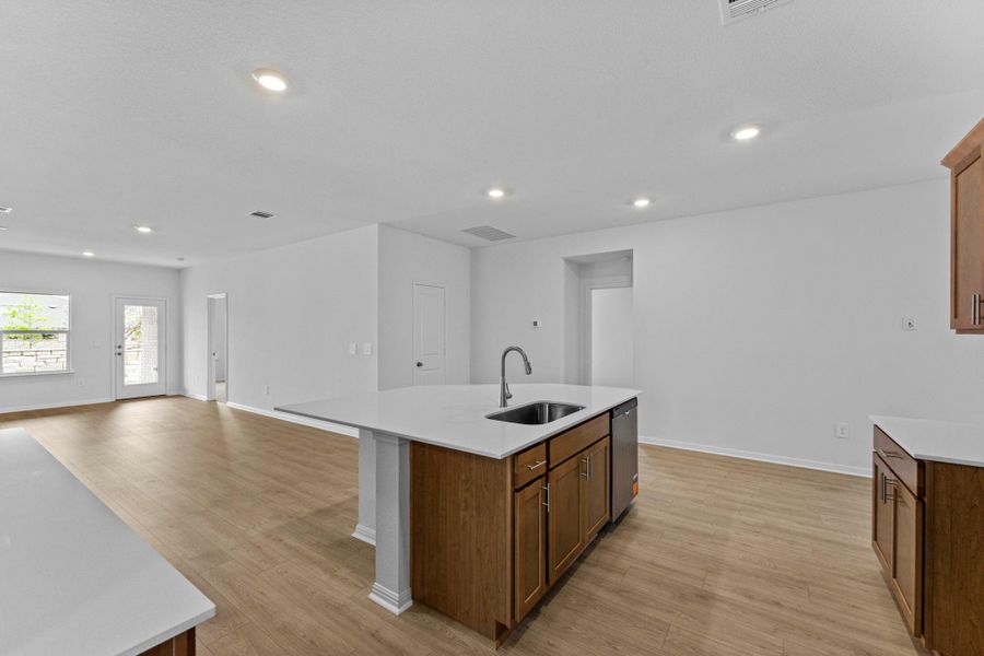 Furnished interior view inside a new home in Bar W Ranch, Leander (Image 14).