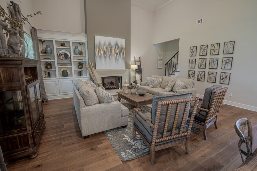 Representative furnished interior of a home built from the Huntington by Grant & Co in White Oak, Arlington (Image 54).