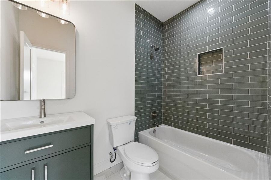 Furnished interior view inside a new home in , Decatur (Image 14).