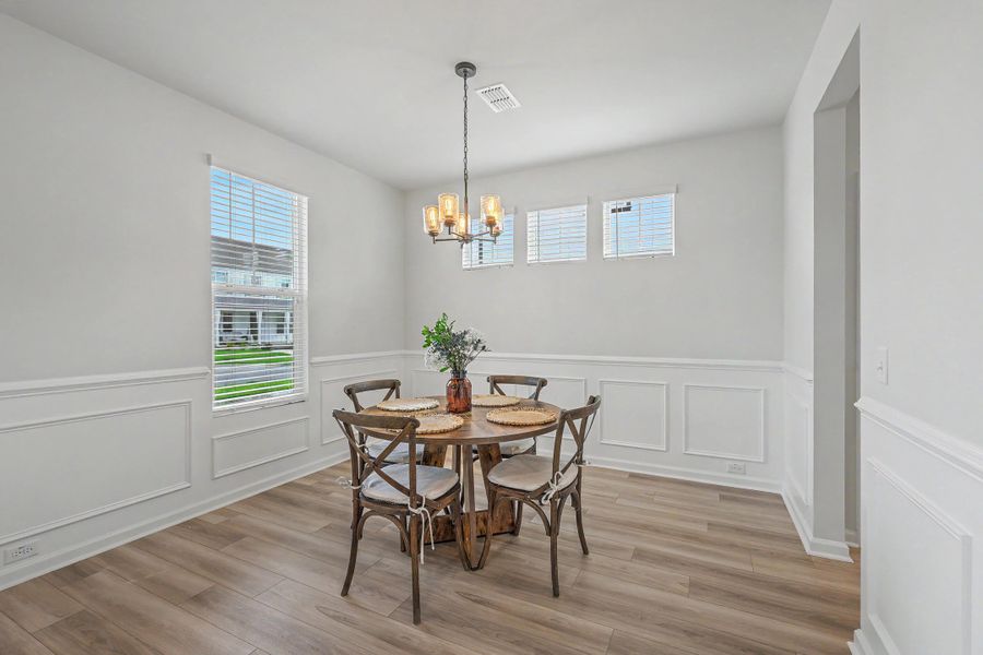 Furnished interior view inside a new home in , Summerville (Image 12). Furnished interior view inside a new home in , Summerville (Image 12).