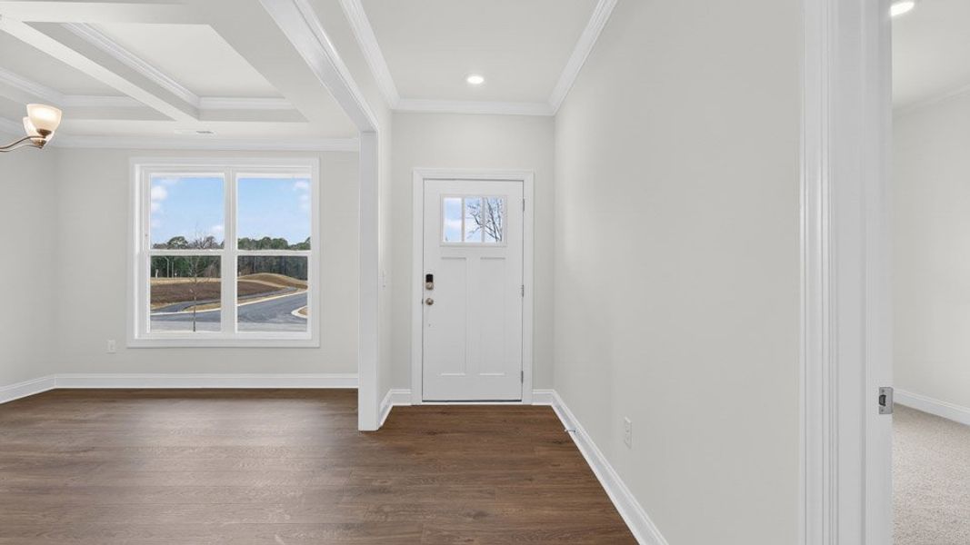 Spacious, unfurnished interior of a new home in Madden West, Fuquay Varina (Image 12).