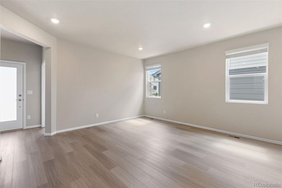 Spacious, unfurnished interior of a new home in Woodrose at Painted Prairie, Aurora (Image 24).