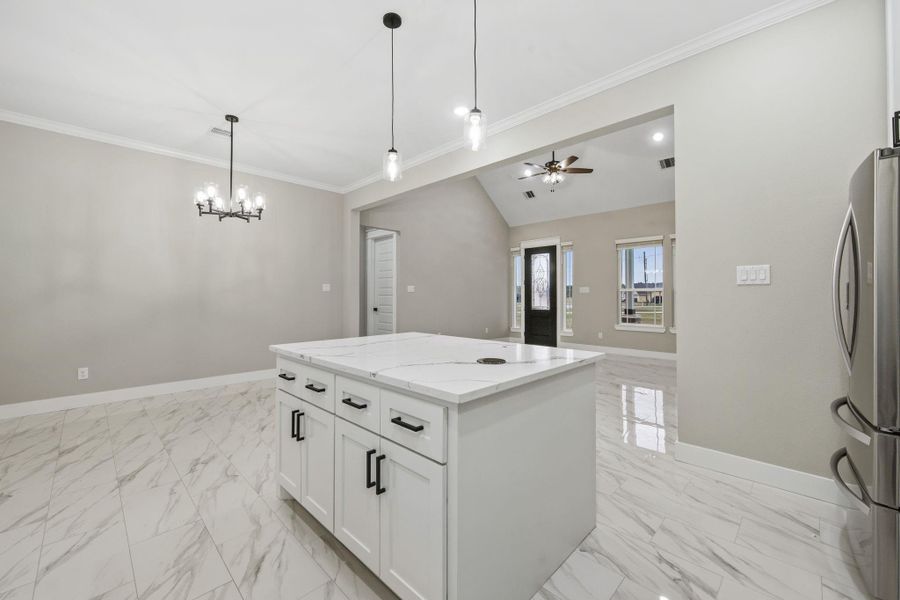 Furnished interior view inside a new home in , Livingston (Image 8). Furnished interior view inside a new home in , Livingston (Image 8).