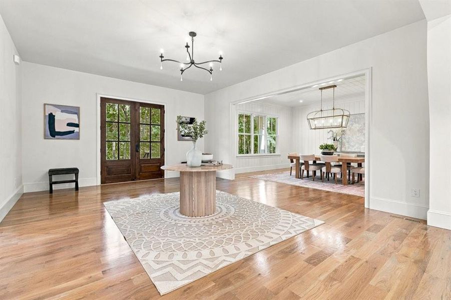 Furnished interior view inside a new home in , Roswell (Image 18).