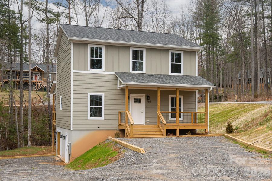 Exterior details and patio area of a home in , Fairview (Image 29).