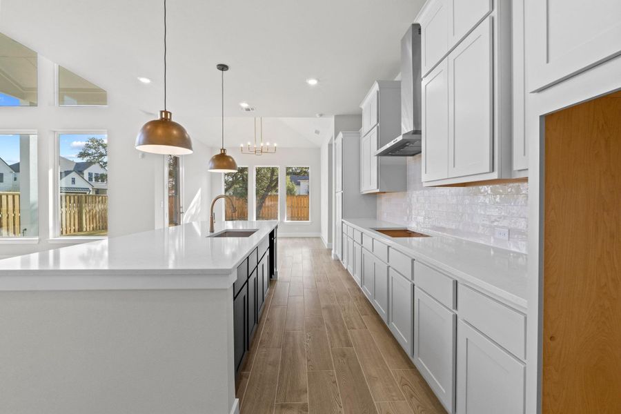 Furnished interior view inside a new home in Parmer Ranch, Georgetown (Image 8).