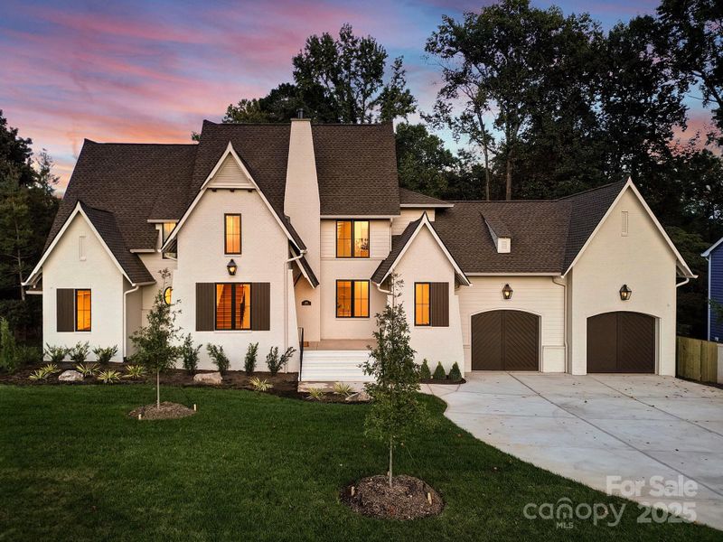Front exterior of a new home in , Charlotte, NC, highlighting curb appeal (Image 24). Front exterior of a new home in , Charlotte, NC, highlighting curb appeal (Image 24).