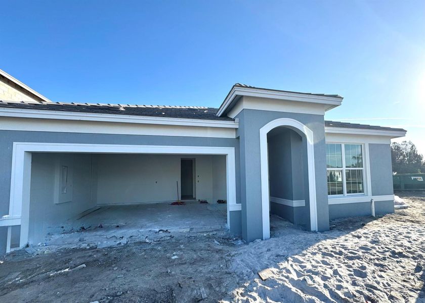 In-progress construction of a new home in Harbor Isle, Vero Beach, FL (Image 19).
