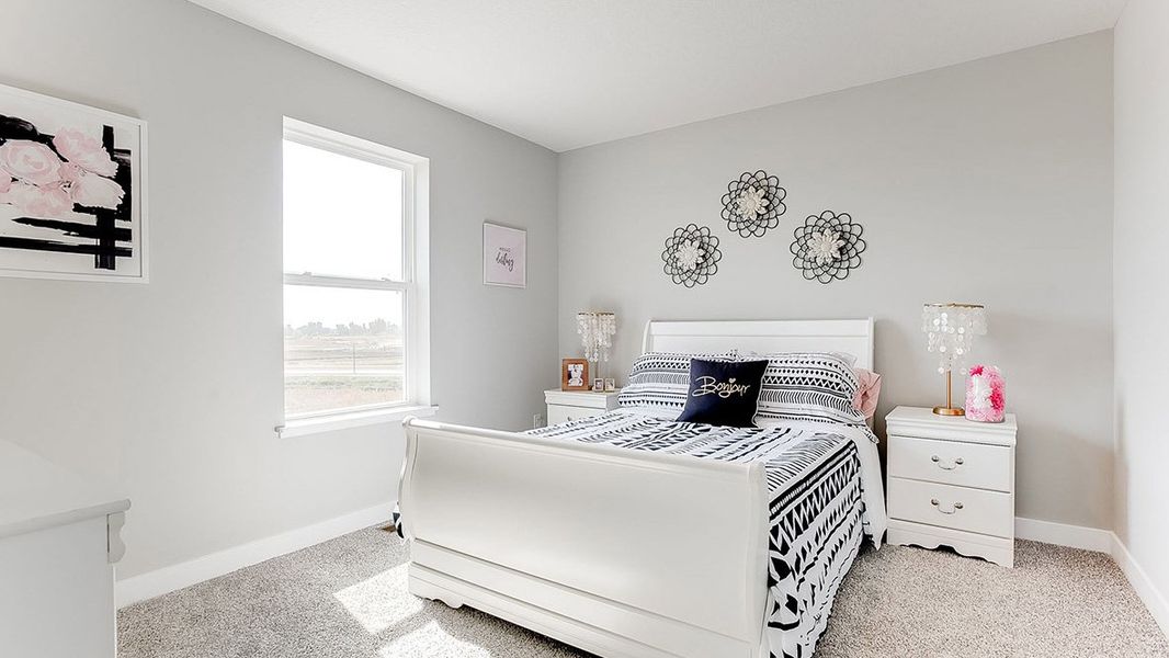 Representative furnished interior of a home built from the The Sienna by D.R. Horton in Thornton Townes, Raleigh (Image 17).