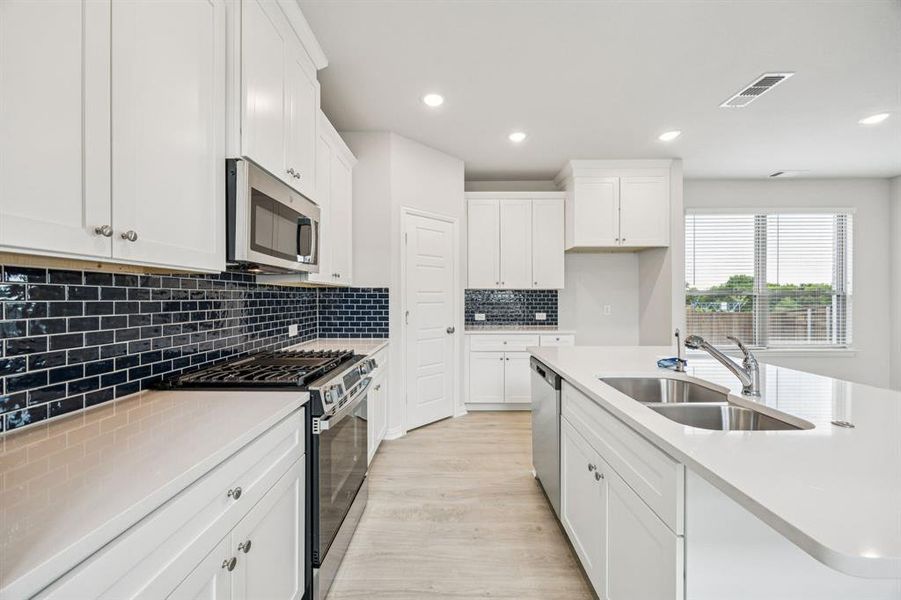 Furnished interior view inside a new home in Bel Air Village, Sherman (Image 6). Furnished interior view inside a new home in Bel Air Village, Sherman (Image 6).