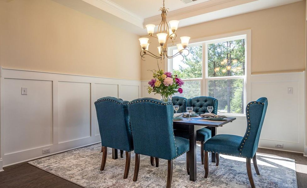 Representative furnished interior of a home built from the Augusta by Greybrook Homes in Shepherds Trace, Clover (Image 12).